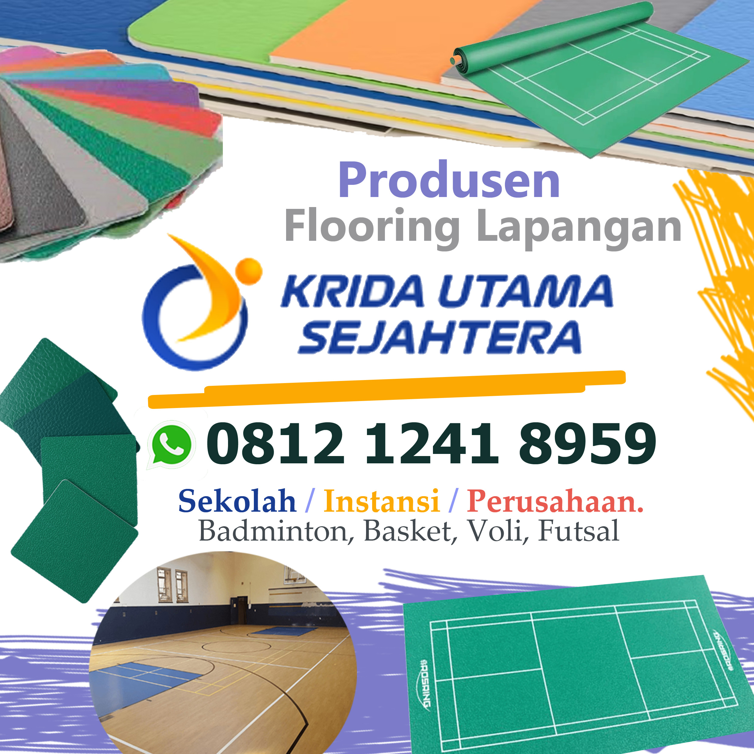 produsen flooring lapangan